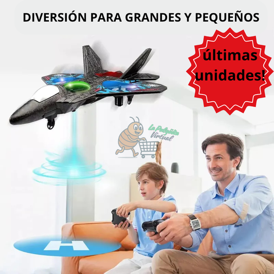 Avión Dron Con Control Remoto Liviano