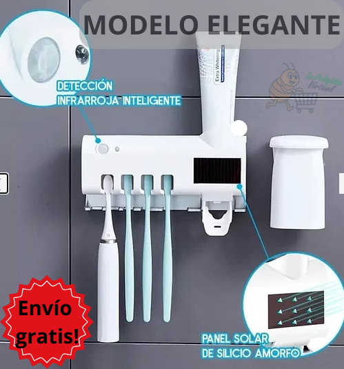 Dispensador de Pasta + Porta Cepillos UV