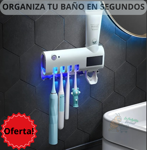 Dispensador de Pasta + Porta Cepillos UV